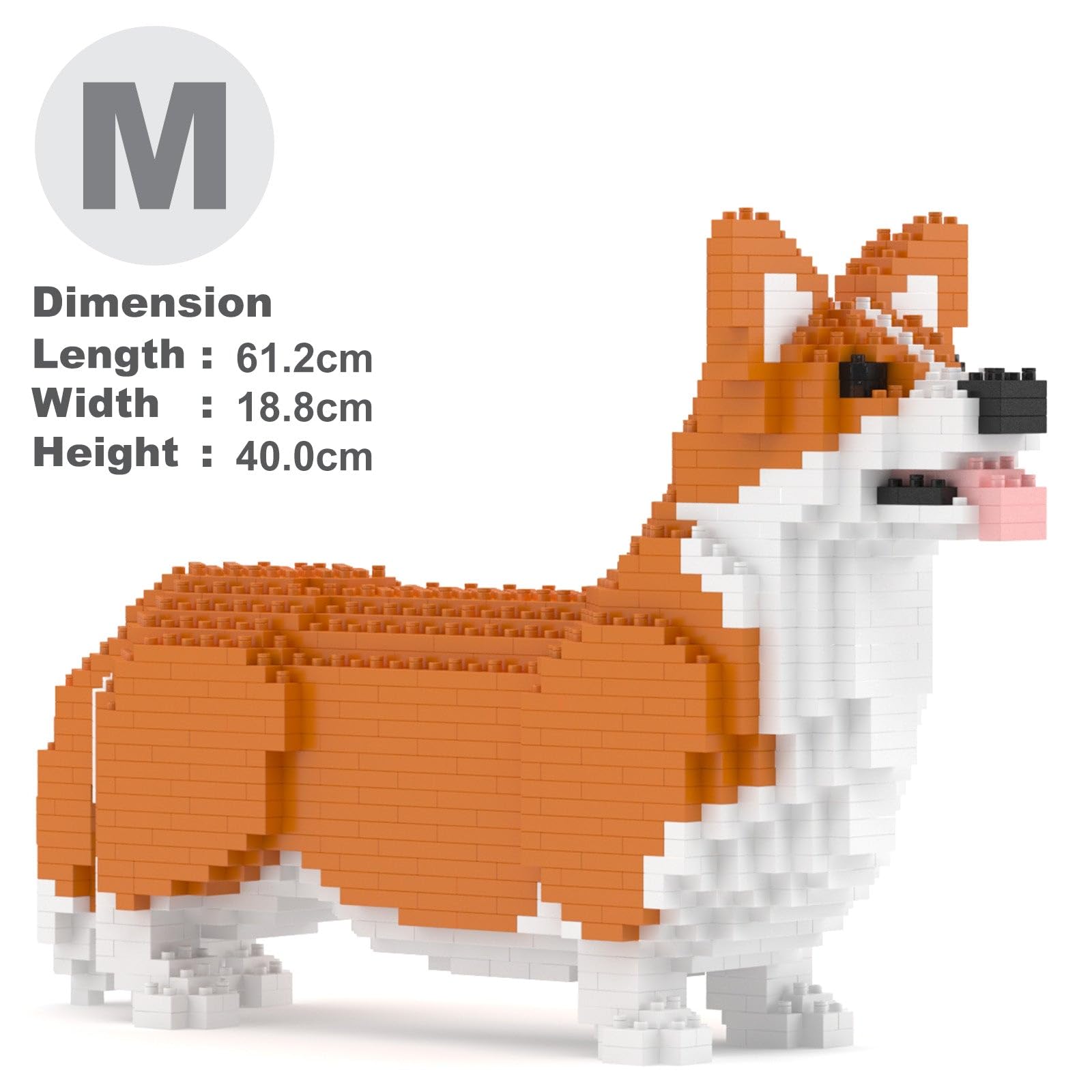 CORGI TOYS　No.2 Amazon.com: JEKCA Welsh Corgi 02S-M01B | Dog Plastic Building